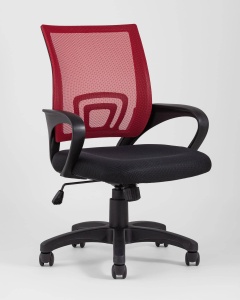 Кресло офисное TopChairs Simple красное