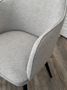 Стул ФОРТ (FORT) 360 град. поворот. цвет 10 Серый, букле / черный каркас