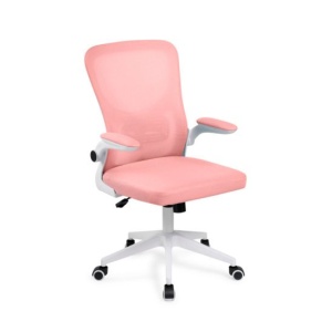 Компьютерное кресло Konfi, розовый, белый каркас