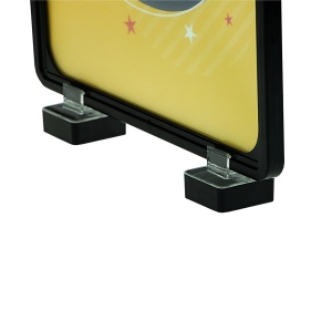 Стойка на магнитах MAGNET-90 с рамкой PF-A4, цвет черный