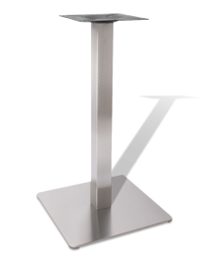 Основания стола из нержавейки квадратное для ресторана, модель 4110 матовый блеск