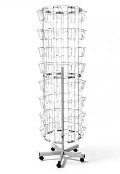Стойка для открыток на 72 кармана снп-72
