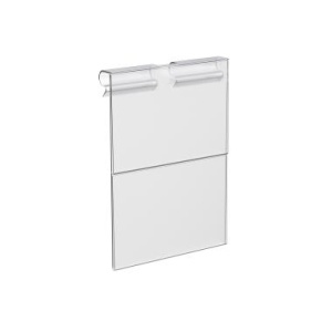 Ценникодержатель на крючок откидной RH39-39 прозрачный, 70 мм