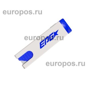 Безопасный нож CHICKER, цвет белый синий