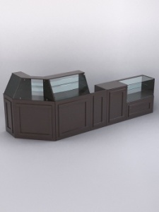 Комплект прилавков "ОРНАМЕНТ" №4, Дуб Венге