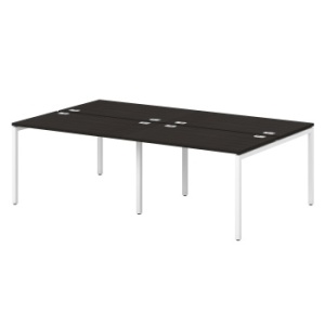 Бенч-система на 4 рабочих места S-147 Сентида - Sentida (Восприятие) цвет Дуб Честерфилд