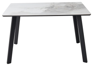 Стол ТИК ТАК 120 цвет PANDORA LIGHT Пандора, керамика / Черный каркас