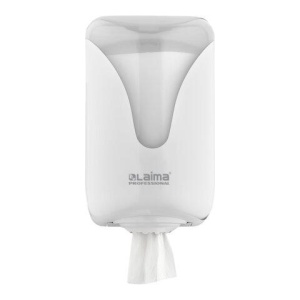 Диспенсер для полотенец с центральной вытяжкой LAIMA PROFESSIONAL ULTRA, (M1/M2), белый, ABS, 607766, 303210