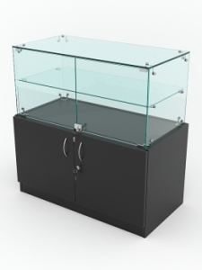 Прилавок "ИСТРА" №101 (с дверками), Черный