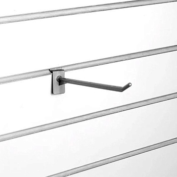 FP291 Крючок пластиковый 150мм, металлик