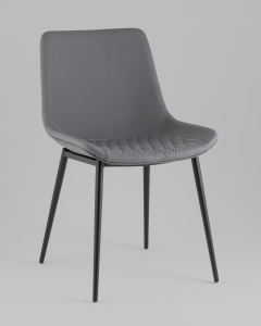 Стул Деймон экокожа серый