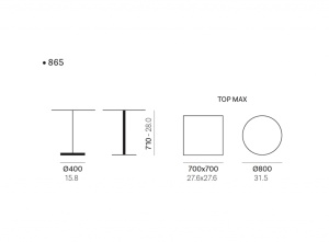 Подстолье пластиковое Ikon белый