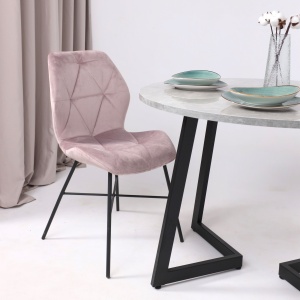 Стул Pico, пыльная роза, велюр