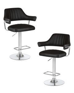 Набор 2 шт Стул барный DOBRIN CHARLY, чёрный