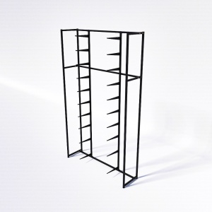 Стеллаж для обуви и аксессуаров в стиле Лофт BOTTI 2125-10-1 (без полок)