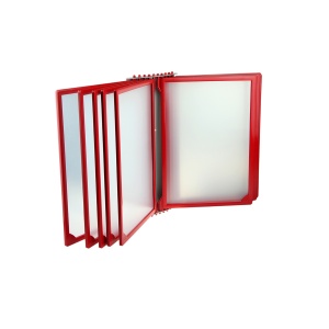 Перекидная система INFOLINE-W-10 с красными рамками А4