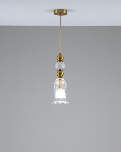Светильник подвесной Moderli V10908-P Glassy