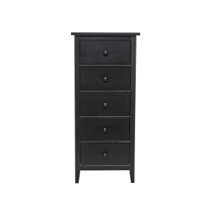 Leset Комод "Мира-5" (Комод 05) цвет Черный