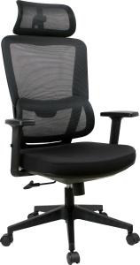 Эргономичное кресло Everprof Work (Ворк) Сетка Черный