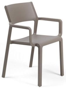 Кресло пластиковое Trill Armchair тортора
