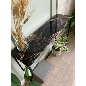 Журнальный столик стекло под мрамор бурый/каркас черный цена 11 200 ₽ Журнальный столик стекло под мрамор бурый/каркас черный