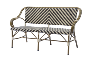 "Кабри" диван двухместный из искусственного ротанга, цвет бежево-коричневыйцвет бежево-коричневый