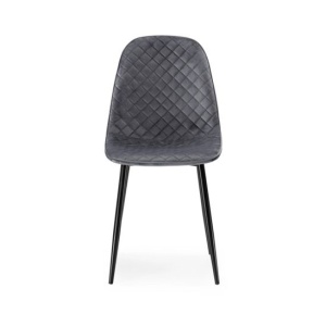 Стул Capri, серый, черный каркас
