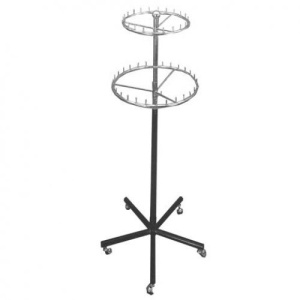 Z3-015 Стойка "Круг", d450+580мм, H=840-1800мм, черная