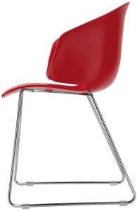 Кресло пластиковое Grace красный