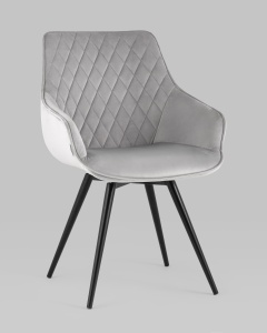 Стул вращающийся Сеул велюр светло-серый