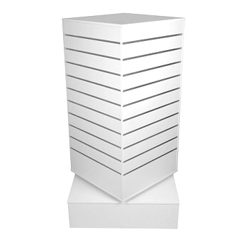 Гондола R- образная, вращающаяся, напольная 608х608х1322мм, ЛДСП 16мм, экономпанель шириной 400мм, М