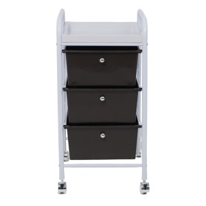 Полка-тележка MERCURY, ,белый+коричневый