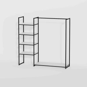 Стеллаж для одежды КБ-1702 в стиле Loft