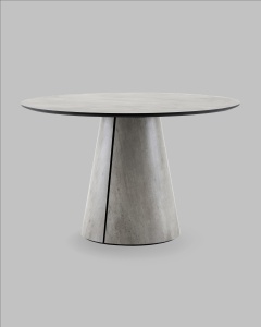 Стол круглый Стивенсон D120 столешница HPL метрополитан