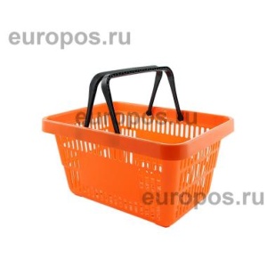 Корзина пластиковая усиленная ROCK, 20 литров, цвет оранжевый