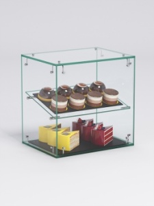 Витрина "СЛАДОСТЬ" №16-О для выпечки настольная без дверки, Стекло