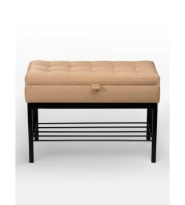 Банкетка Н-76 (черный/персиковый)