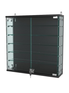 Витрина "АТРИУМ" настенная №1-2, Черный