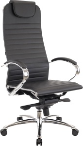 Кресло Everprof Deco (Дэко) Экокожа Черный