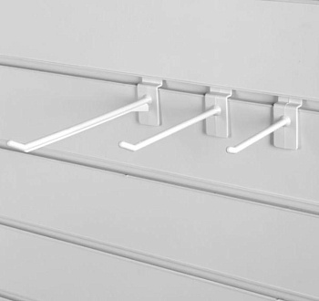 FP291 Крючок пластиковый 150мм, белый