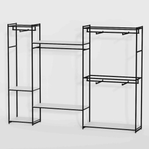 Стеллаж Лофт для одежды КБ-2208