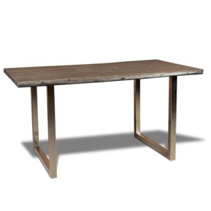 Стол из массива, Готам platinum silver, 1.5 метра