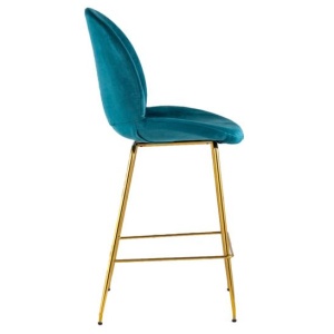 Стул полубарный Beetle со спинкой, маренго, 65 см