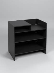 Прилавок под кассу "ЭКОНОМ" №3 (900мм), Черный