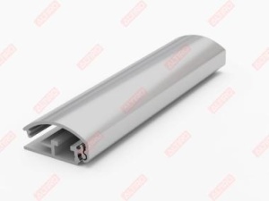 Профиль Клик ПК-25 анодированный матовое серебро, паз 3,2 мм, длина 3,10 м