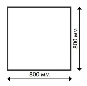 Столешница квадратная Werzalit вишня