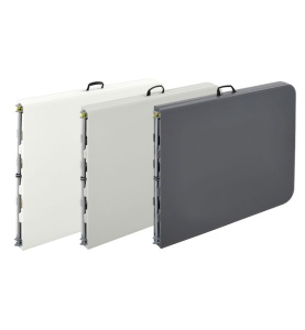 Стол-книжка пластиковый разборный серый