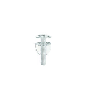 Винт и гайка с ушками VIKING SCREW-25, цвет прозрачный (20 шт. в упаковке)