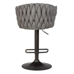 Барный стул КЕЛЬН, рогожка графит