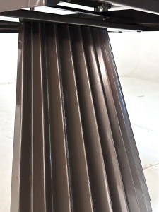 Стол АСТРИД (ASTRID) 200 цвет TL-102 Бежевый мрамор, испанская керамика / Шоколадное золото, ®DISAUR